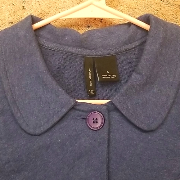 New Directions jacket/sweater with side pockets! - Picture 5 of 5